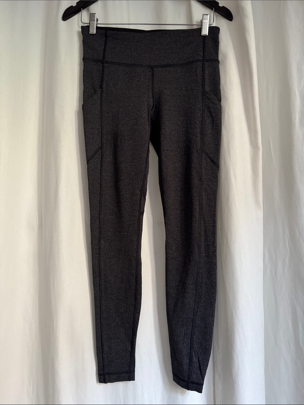 lululemon athletica Charcoal Black High-Waist Pocket Leggings